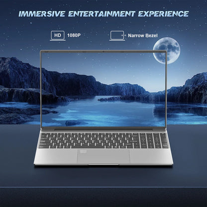 MaiChai Laptop 15.6"Intel Celeron N5095 notebook gamer 32GB RAM 2TB SSD 1920*1080 Resolution Office Study PC Computer Windows 11