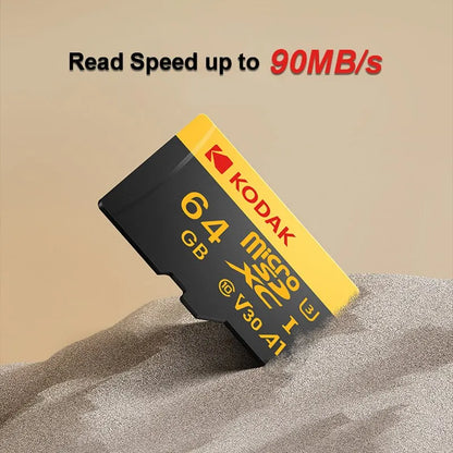 KODAK Memory Card Driving Recorder 32GB 64GB Micro SD Memory Card For Mobile Phone HD Camera Game Switch