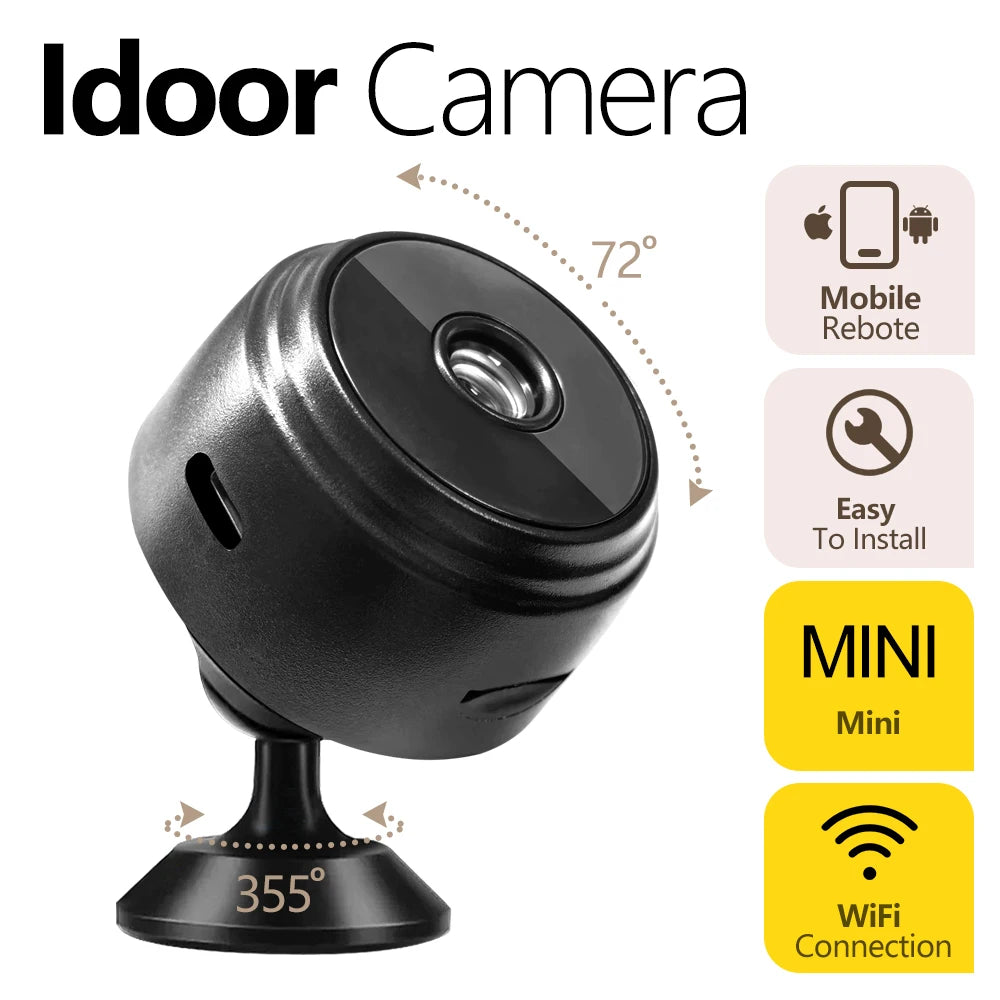 A9 WiFi Mini Camera Wireless Video Recorder Voice Recorder Security Monitoring Camera Smart Home For Infants And Pets