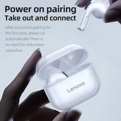 Original Lenovo LP40 Bluetooth 5.0 TWS Wireless Earphones Human Ear Design Headset Simple Operation Easy to Grasp Headphones