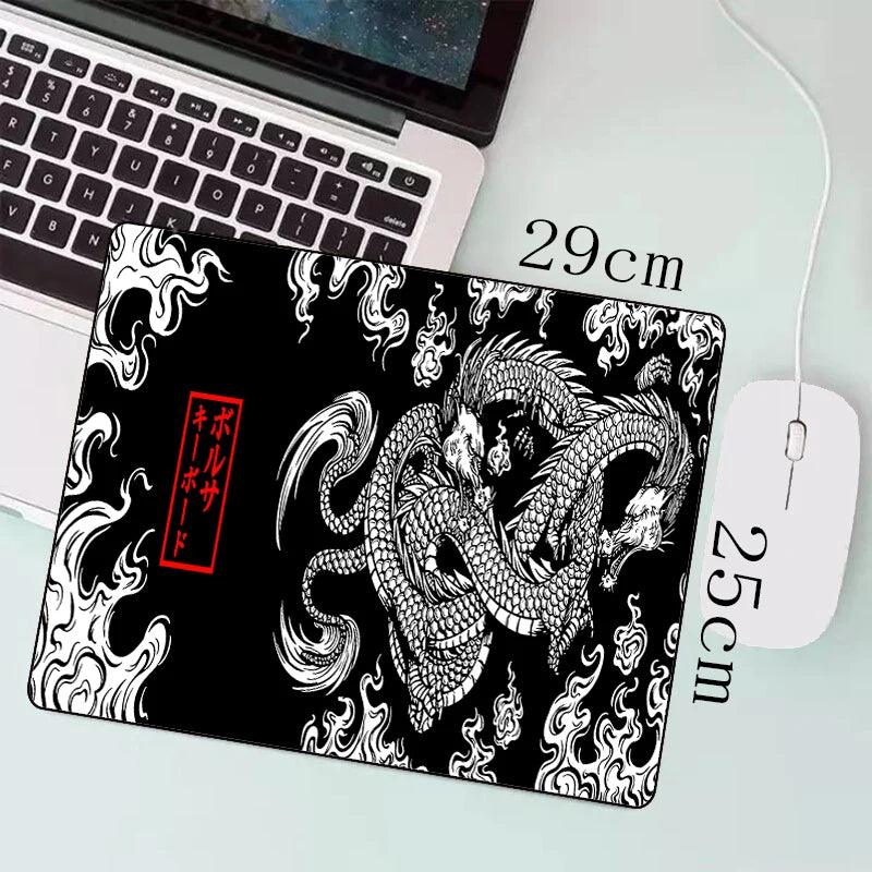 Japanese Dragon Large Gaming Mousepad XXL Gamer Mouse Pad on The Table Speed Desk Mat Anime 900x400 700X300 Mouse Mats