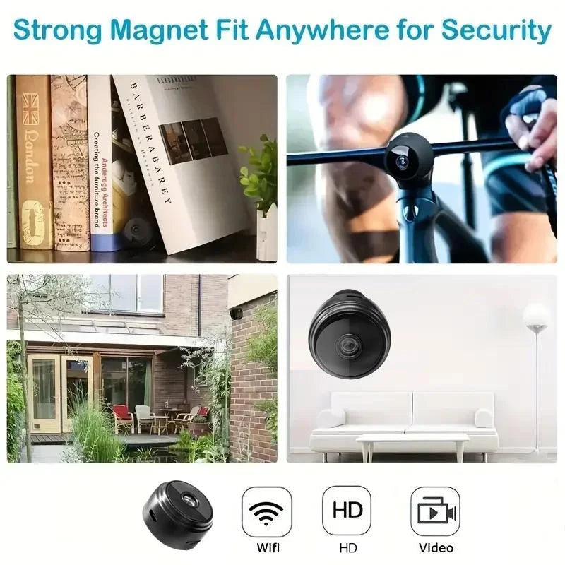 A9 WiFi Mini Camera Wireless Video Recorder Voice Recorder Security Monitoring Camera Smart Home For Infants And Pets