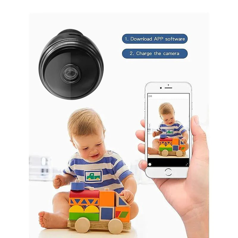 A9 Wifi Mini Camera 1080P Security Monitoring Wireless Remote Night Vision Video Surveillance Smart Home Mini DV Cam HD Camera