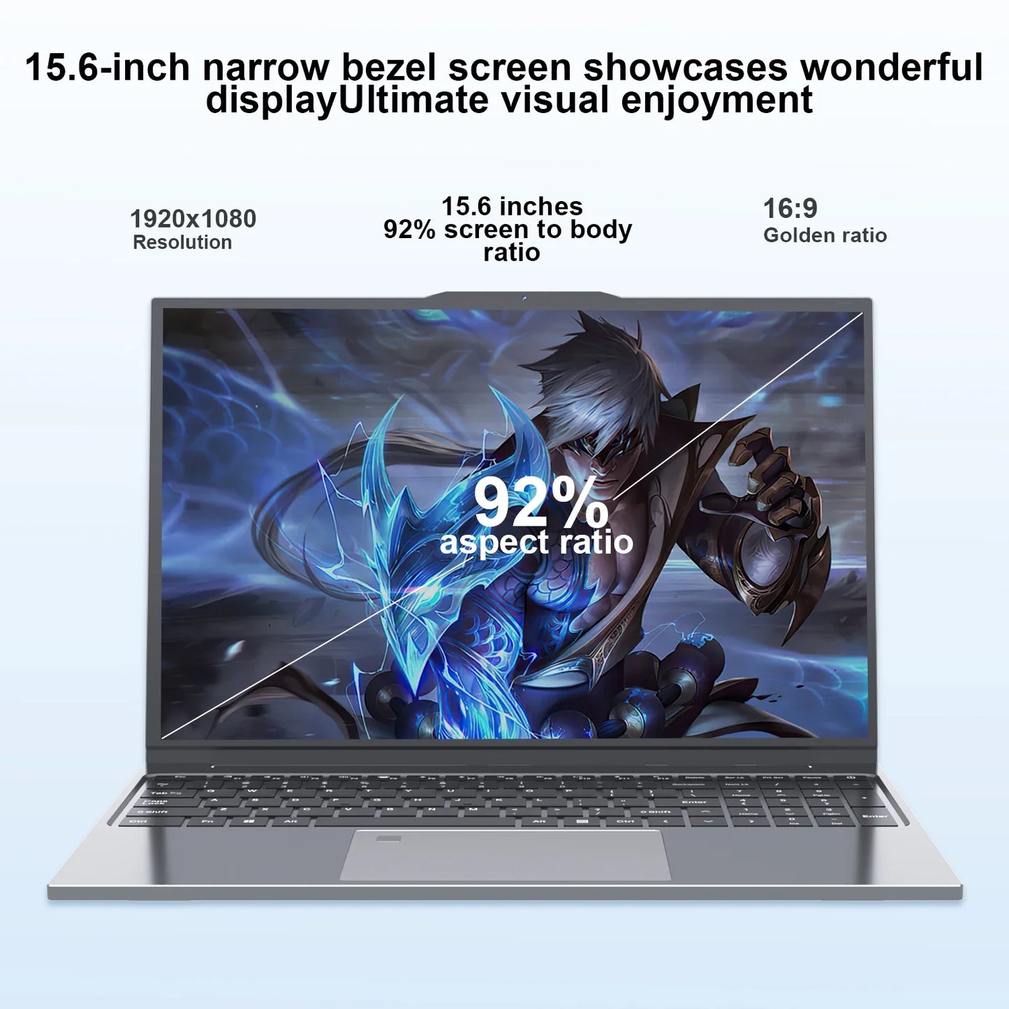 NEW 15.6 "laptop Intel Core i7-6500U 32GB RAM 2048GB SSD ROM 5000mAh Windows 11 Pro 3-year warranty portable laptop