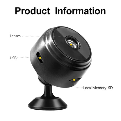 A9 WiFi Mini Camera Wireless Video Recorder Voice Recorder Security Monitoring Camera Smart Home For Infants And Pets