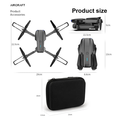 KBDFA E99Pro Drone HD Professional 4k drone Dual Camera WIFI fpv  Aircraft Quadcopte Obstacle Avoidance Aerial Photography Drone