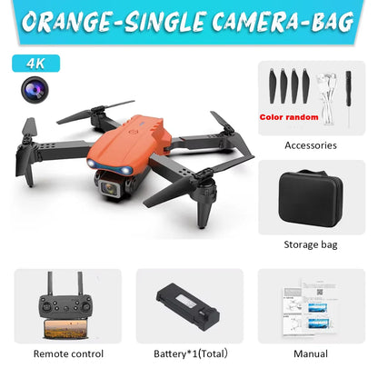 KBDFA E99Pro Drone HD Professional 4k drone Dual Camera WIFI fpv  Aircraft Quadcopte Obstacle Avoidance Aerial Photography Drone