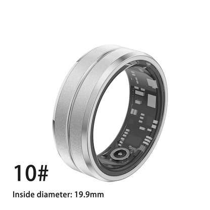 2024 Smart Ring For Men Women Heart Rate Blood Oxygen Monitoring Multi Sports Modes IP68 Waterproof Smart Rings For Android IOS