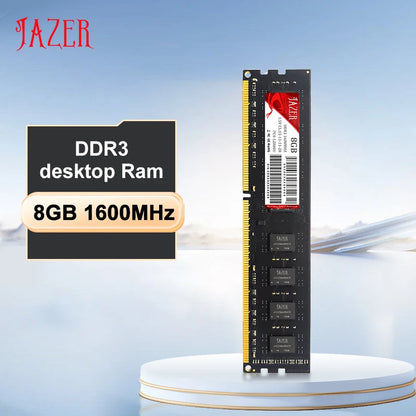 JAZER Memoria Rams DDR3 1600MHz New Dimm 1.5V Desktop Memory Compatible AMD And Intel