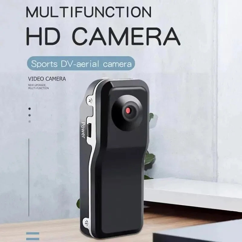 Mini HD  DV Camera Body Camcorder Mount Portable Video Record Nanny Security Cam Small Sports Car DVR Webcam For Home and Office