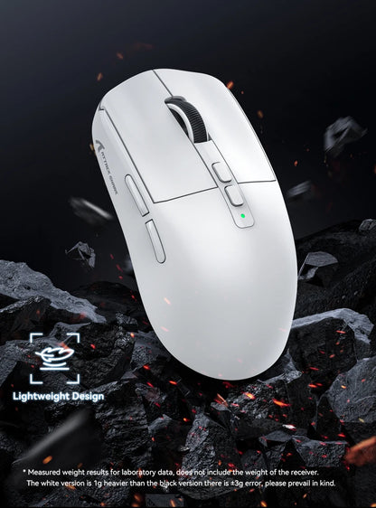 Attack Shark X6 PAW3395 Bluetooth Mouse,Tri-Mode Connection,RGB Touch Magnetic Charging Base,Macro Gaming Mouse