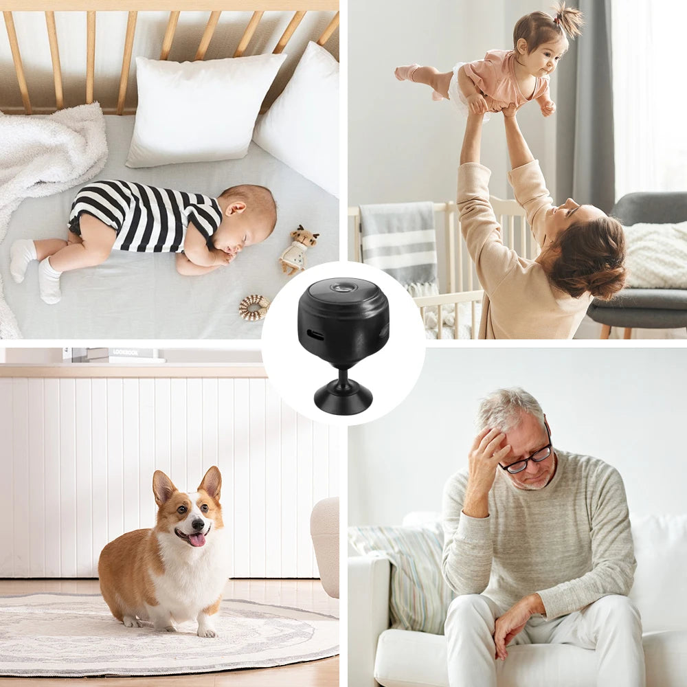 A9 WiFi Mini Camera Wireless Video Recorder Voice Recorder Security Monitoring Camera Smart Home For Infants And Pets