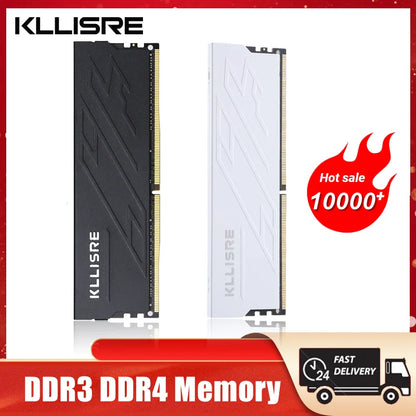 Kllisre DDR3 DDR4 8GB 16GB Memory Ram 1600 1866 2666 3200 MHz Desktop Dimm Non-ECC