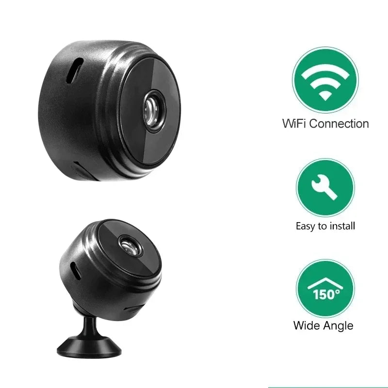 A9 Mini Camera HD 720P Intelligent Home Security IP WiFi Camera Monitor Mobile Remote Camera Mobile Remote Application