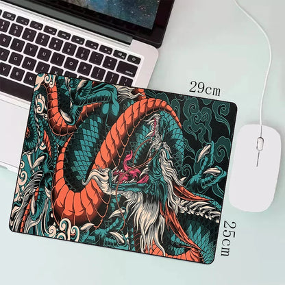 Japanese Dragon Large Gaming Mousepad XXL Gamer Mouse Pad on The Table Speed Desk Mat Anime 900x400 700X300 Mouse Mats