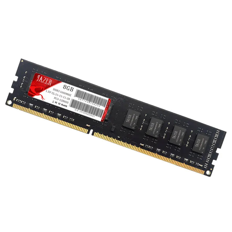 JAZER Memoria Rams DDR3 1600MHz New Dimm 1.5V Desktop Memory Compatible AMD And Intel