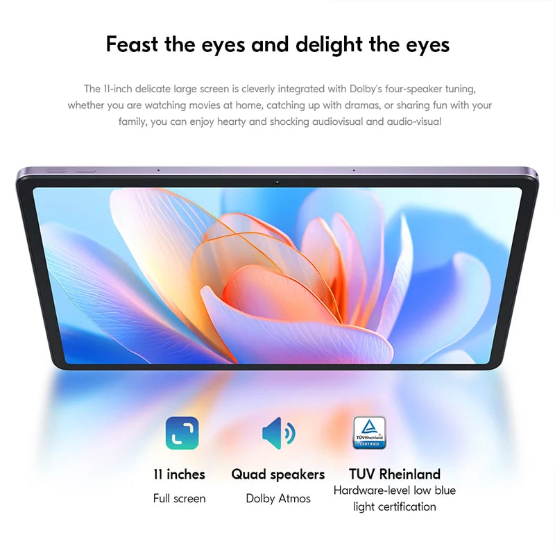 Global Firmware Lenovo Xiaoxin Pad 2024 Tablet 6 / 8GB 128GB Qualcomm Snapdragon 685 Octa Core 11" Screen GPS WIFI Android Tab