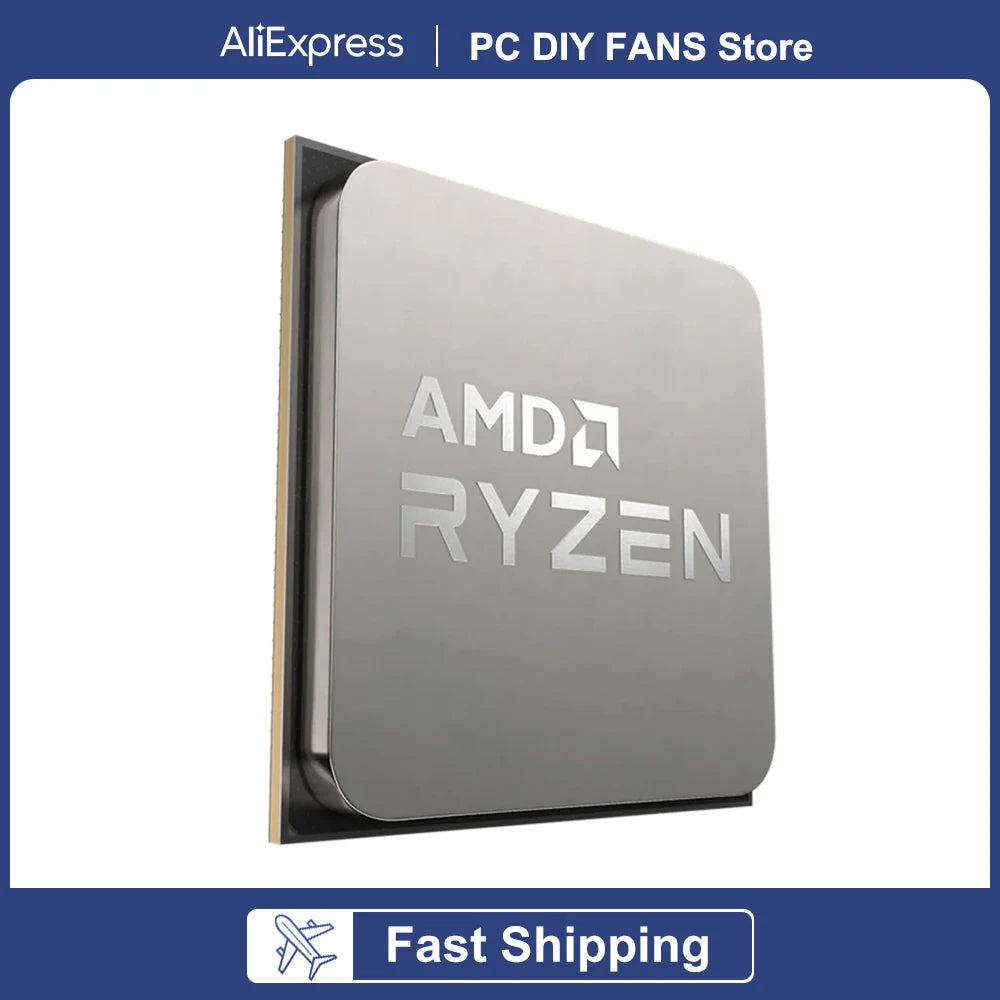 AMD Ryzen 5 5600 R5 5600 5000 Series 6-Core 12-Thread 3.5 GHz CPU Processor 7NM L3=32M Socket AM4 DDR4 New But without cooler