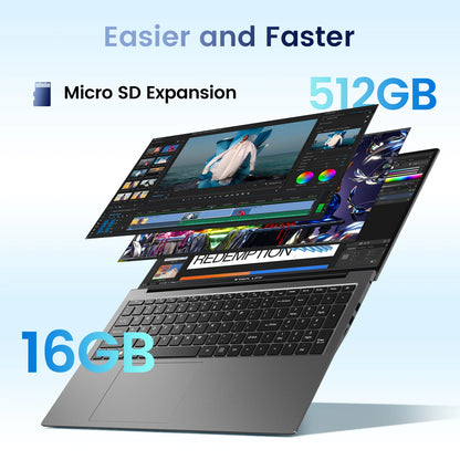 【New】 17,3 inch Teclast F17Plus laptop for Intel N95 16GB RAM 512GB SSD Windows 11 Notebook