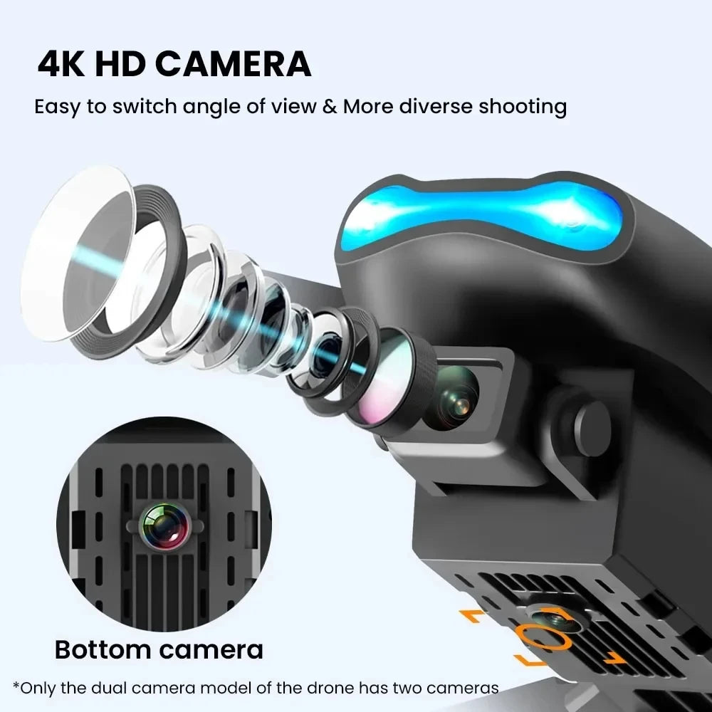 KBDFA E99Pro Drone HD Professional 4k drone Dual Camera WIFI fpv  Aircraft Quadcopte Obstacle Avoidance Aerial Photography Drone